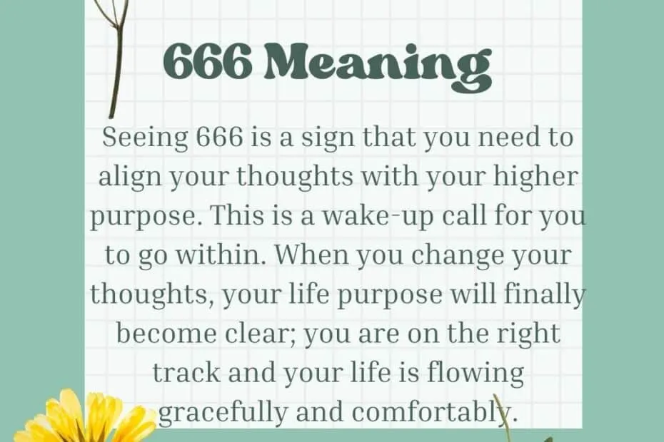 666 Meaning