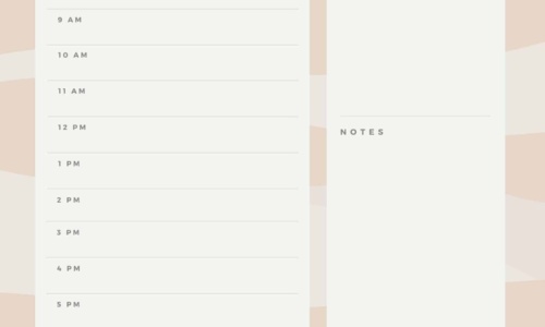 Free Printable Hourly Schedule Templates [Excel, PDF, Word] Weekly