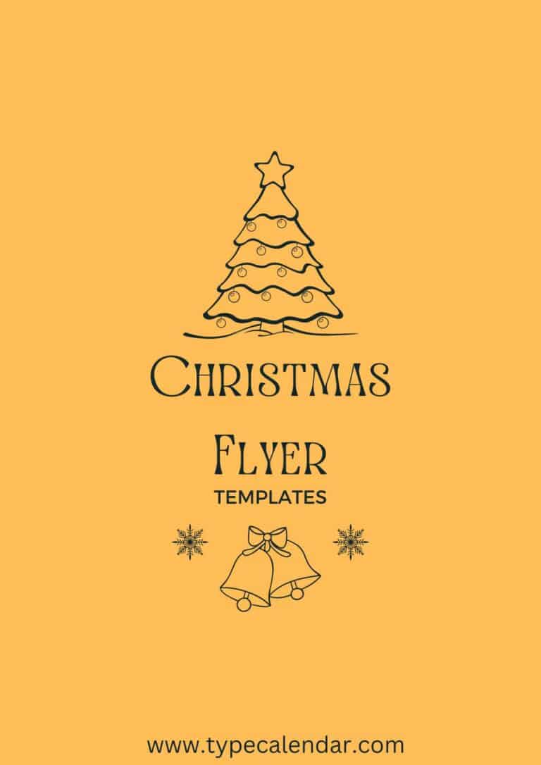Free Printable Christmas Flyer Templates [PDF, Word, PSD]