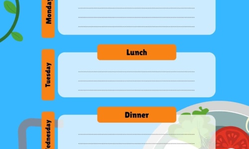 Free Printable Meal Plan Templates [Excel, PDF, Word] +Weight Loss