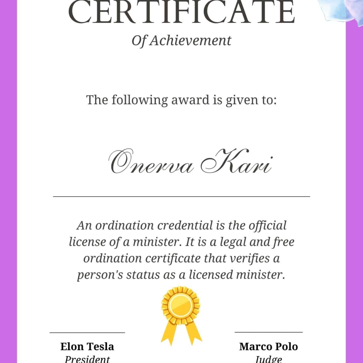 Free Printable Certificate Border Templates [Word, PDF] Modern