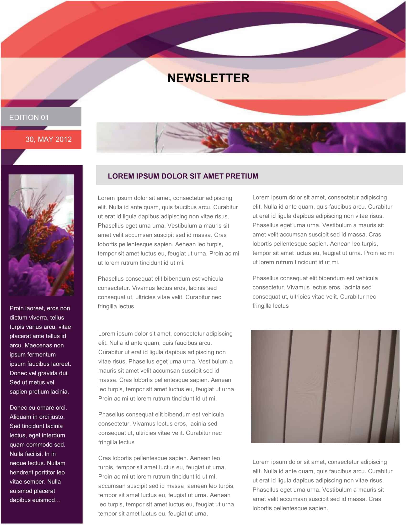 free email newsletter template free email newsletter template