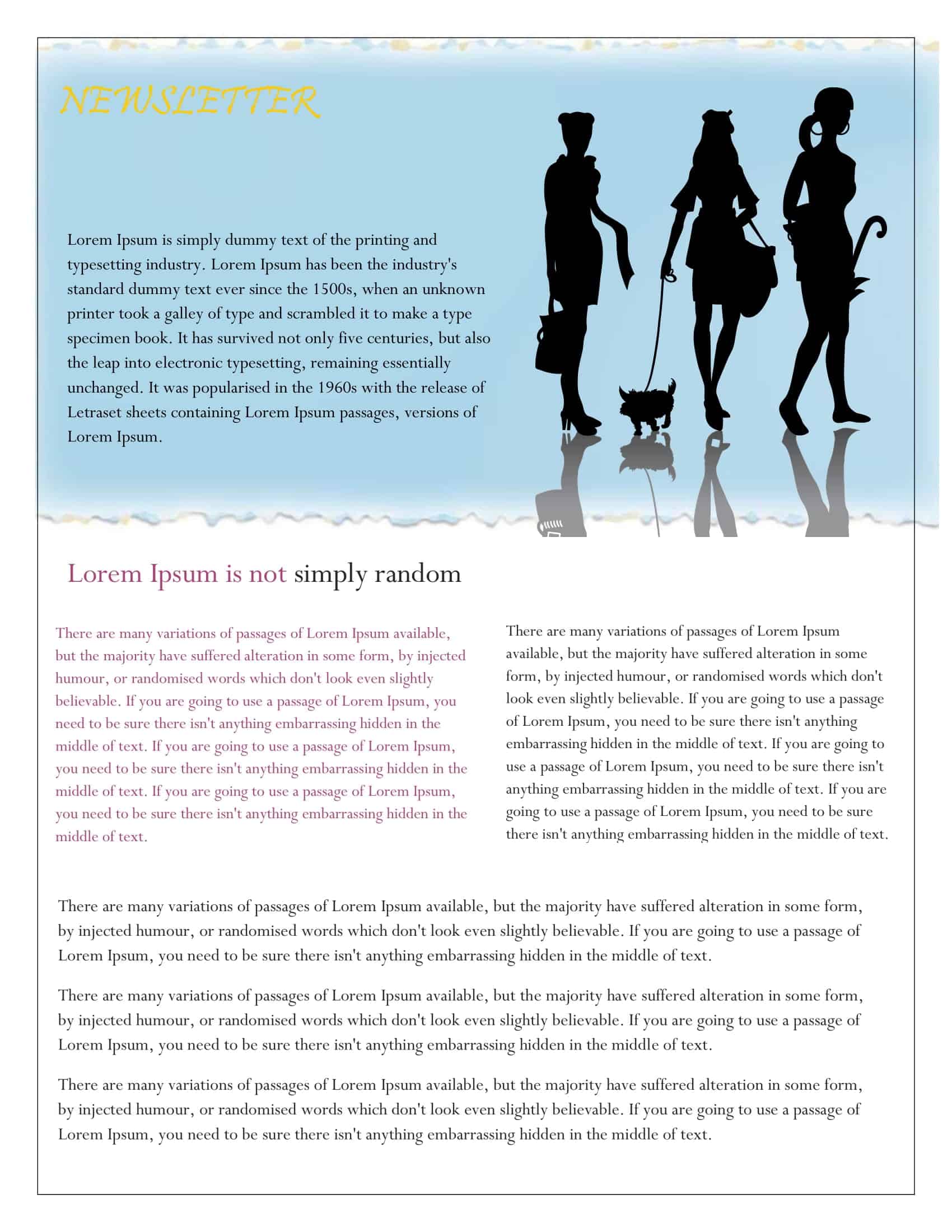 google doc newsletter templates google doc newsletter templates