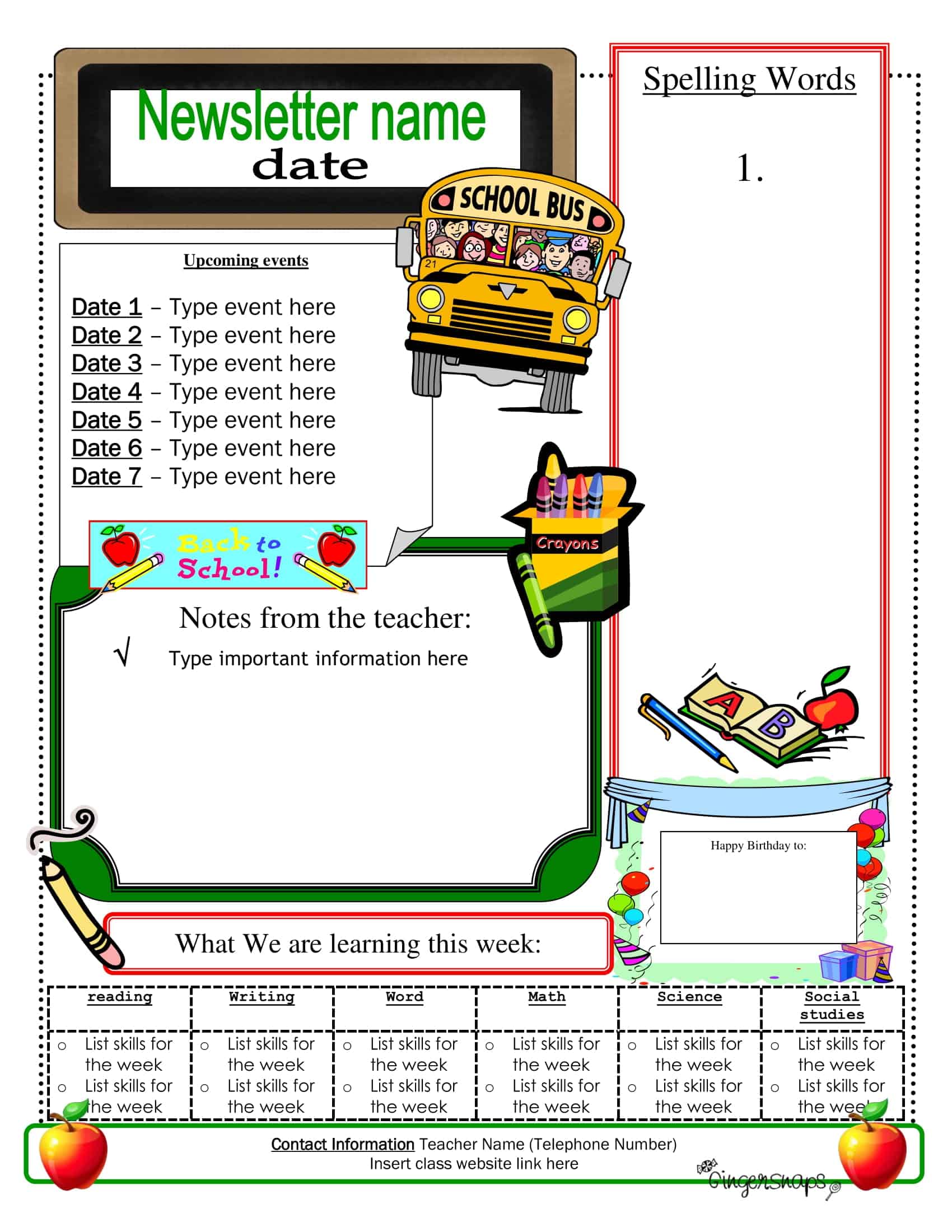 holiday newsletter template holiday newsletter template