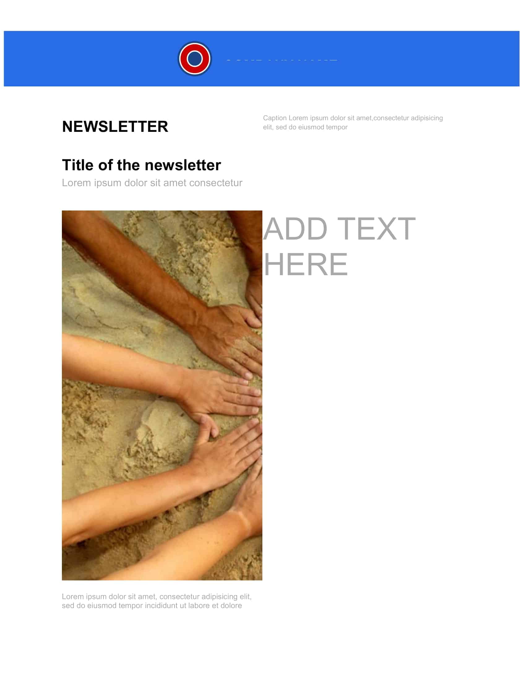 one page newsletter template one page newsletter template