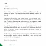 Leave of Absence Letter