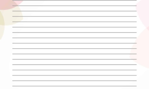 Free Printable Lined Paper Templates [Word, PDF] +Editable