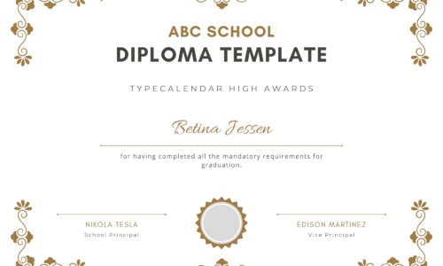 Free Printable Fake & Real Diploma Templates [PDF, Word] College