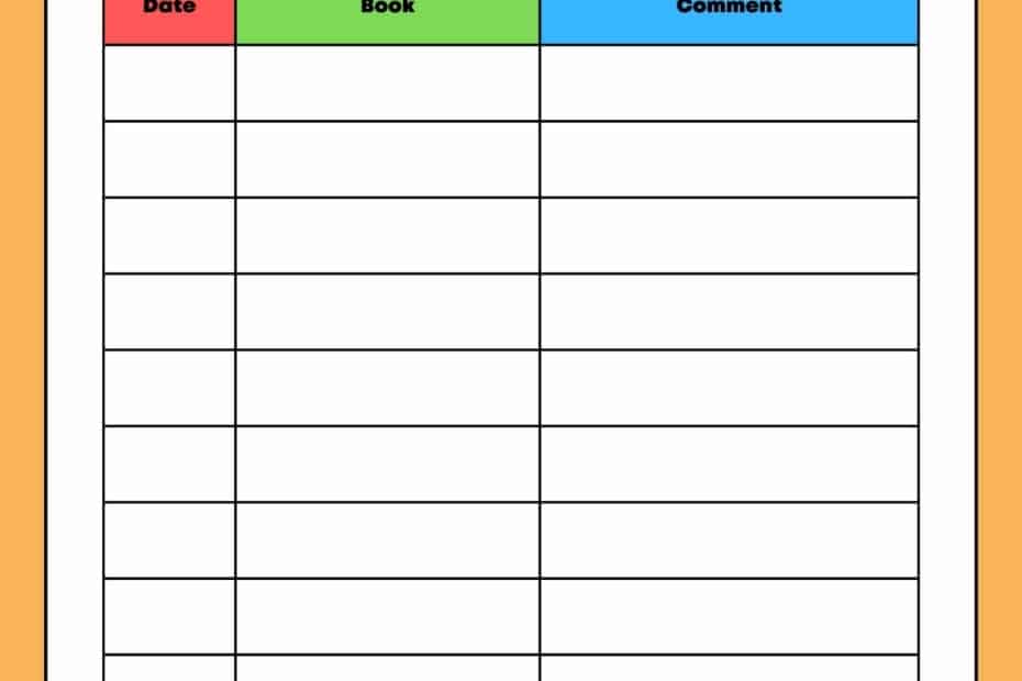 Reading Log