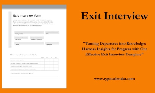 Free Printable Exit Interview Templates [Word, PDF, Excel]
