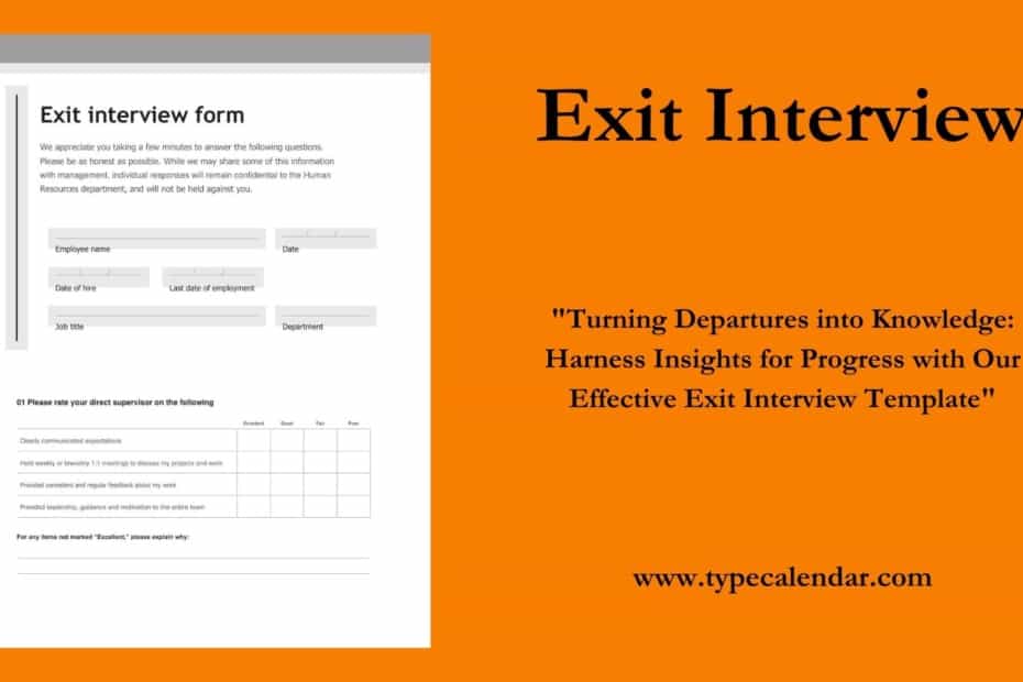 Exit Interview