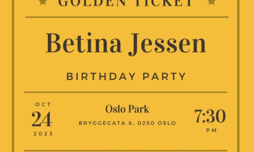 Free Printable Golden Ticket Templates [Word, PDF] +Editable