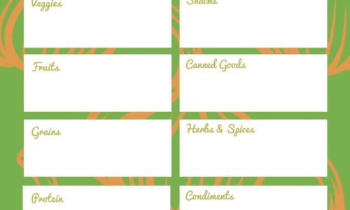Free Printable Master Grocery List Templates [Excel, PDF, Word]