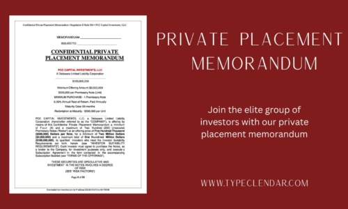 Free Printable Private Placement Memorandum Templates [Word, PDF]