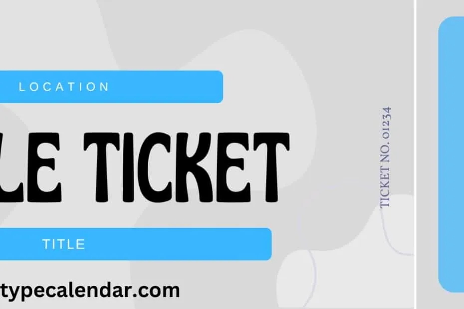 Raffle Ticket