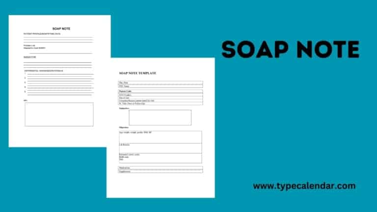 Free Printable SOAP Note Templates [PDF, Word]