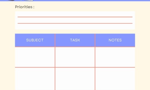 47+ Free Printable Study Plan Templates [Word, Excel, PDF]