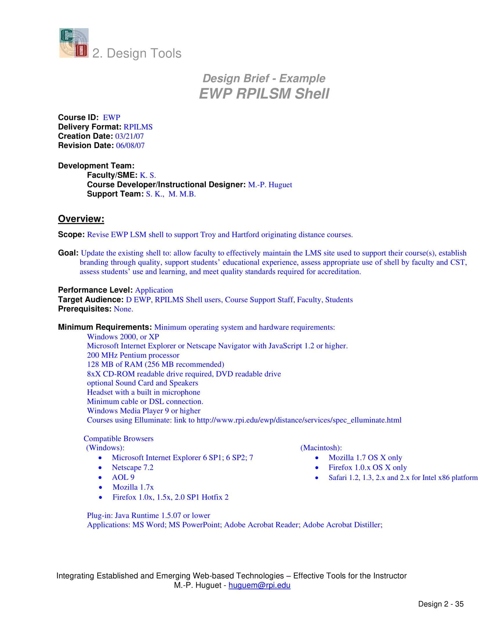 a design brief template a design brief template