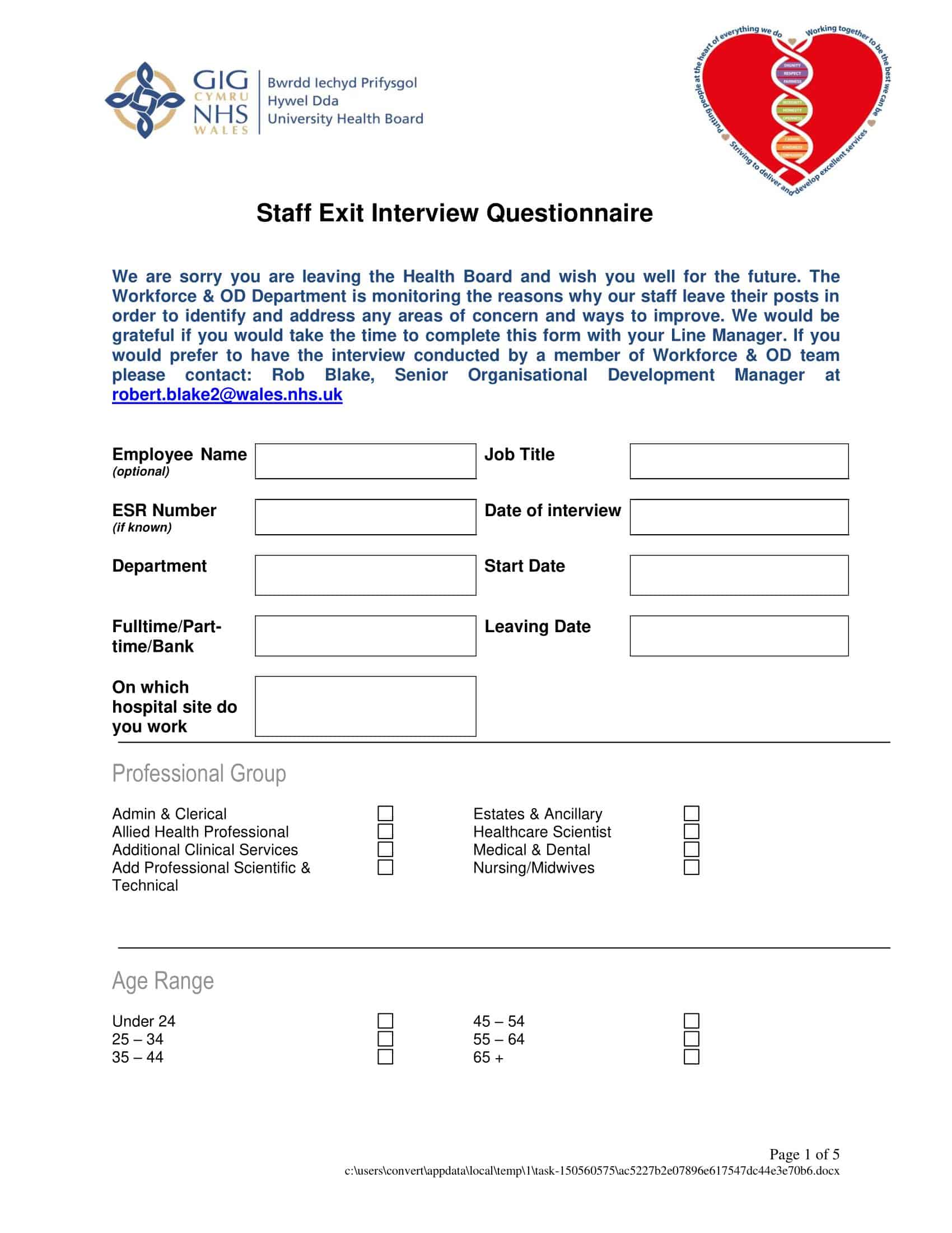 questions to ask in an exit interview questions to ask in an exit interview