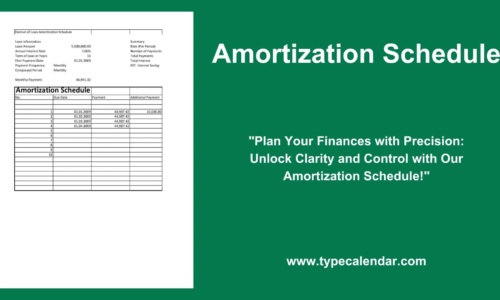 Free Printable Amortization Schedule Templates [PDF, Excel]