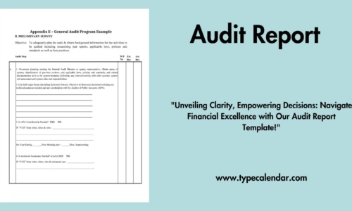 Free Printable Audit Report Templates [PDF, Excel, Word] Example