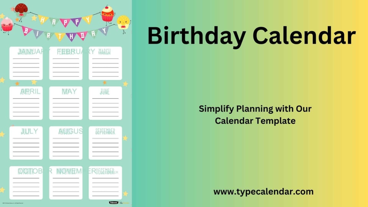 What Is A Birthday Calendar