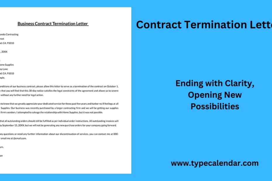 Contract Termination Letter