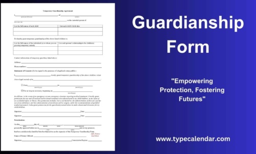 Free Printable Guardianship Form Templates [PDF, Word]