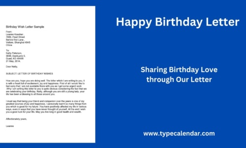 Free Printable Happy Birthday Letter Templates to [Boyfriend, Best Friend]