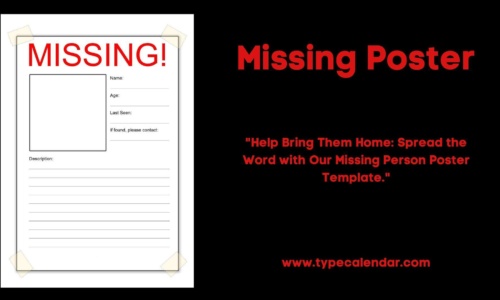 Free Printable Missing Poster Templates [PDF, Word] Funny, Pet, Old