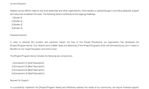 Free Printable Statement Of Need Templates [Grants & Scholarship]