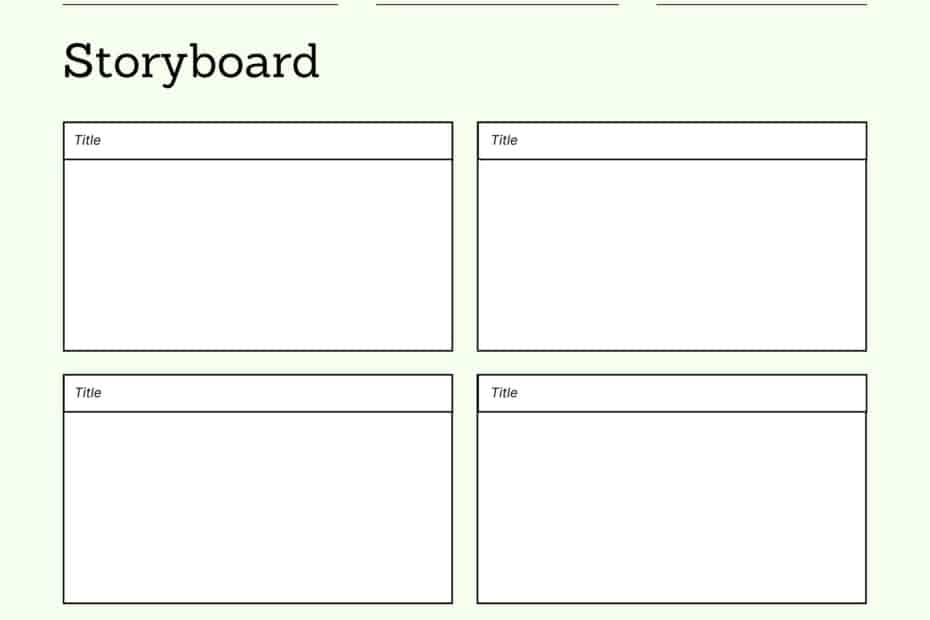Storyboard