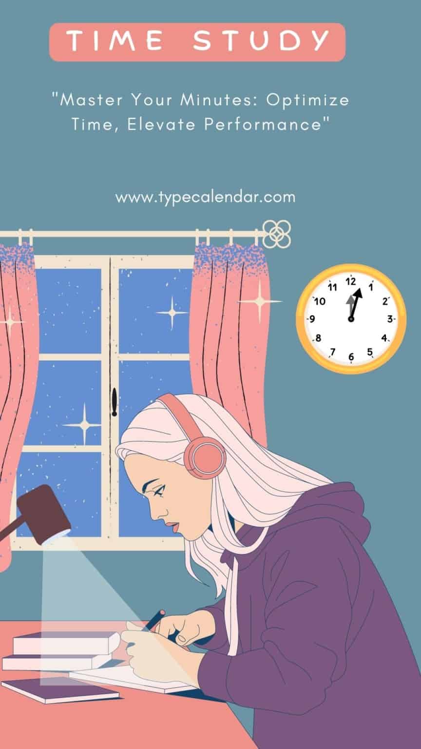 Free Printable Time Study Template - Improve Your Productivity