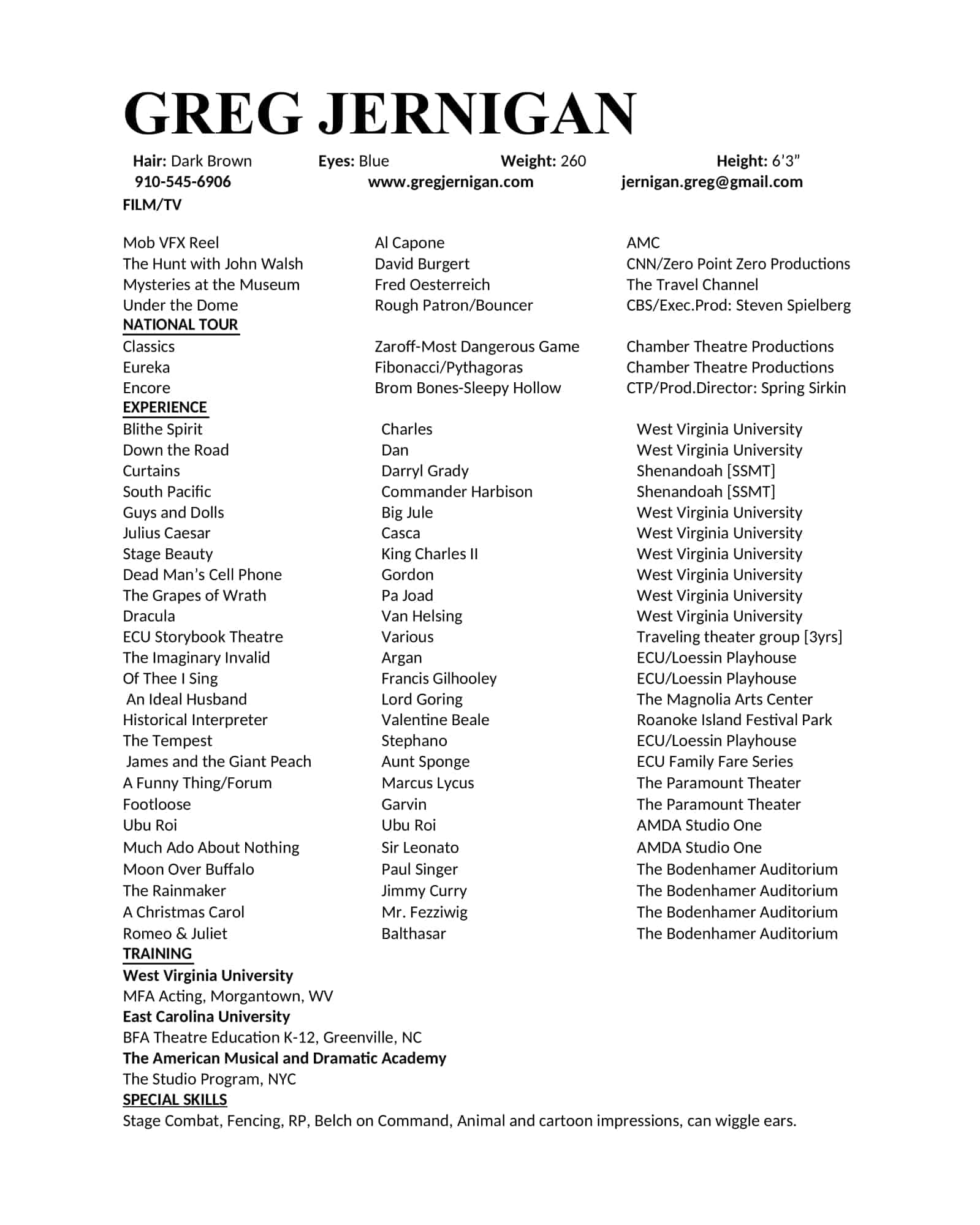 acting resume template for beginners acting resume template for beginners