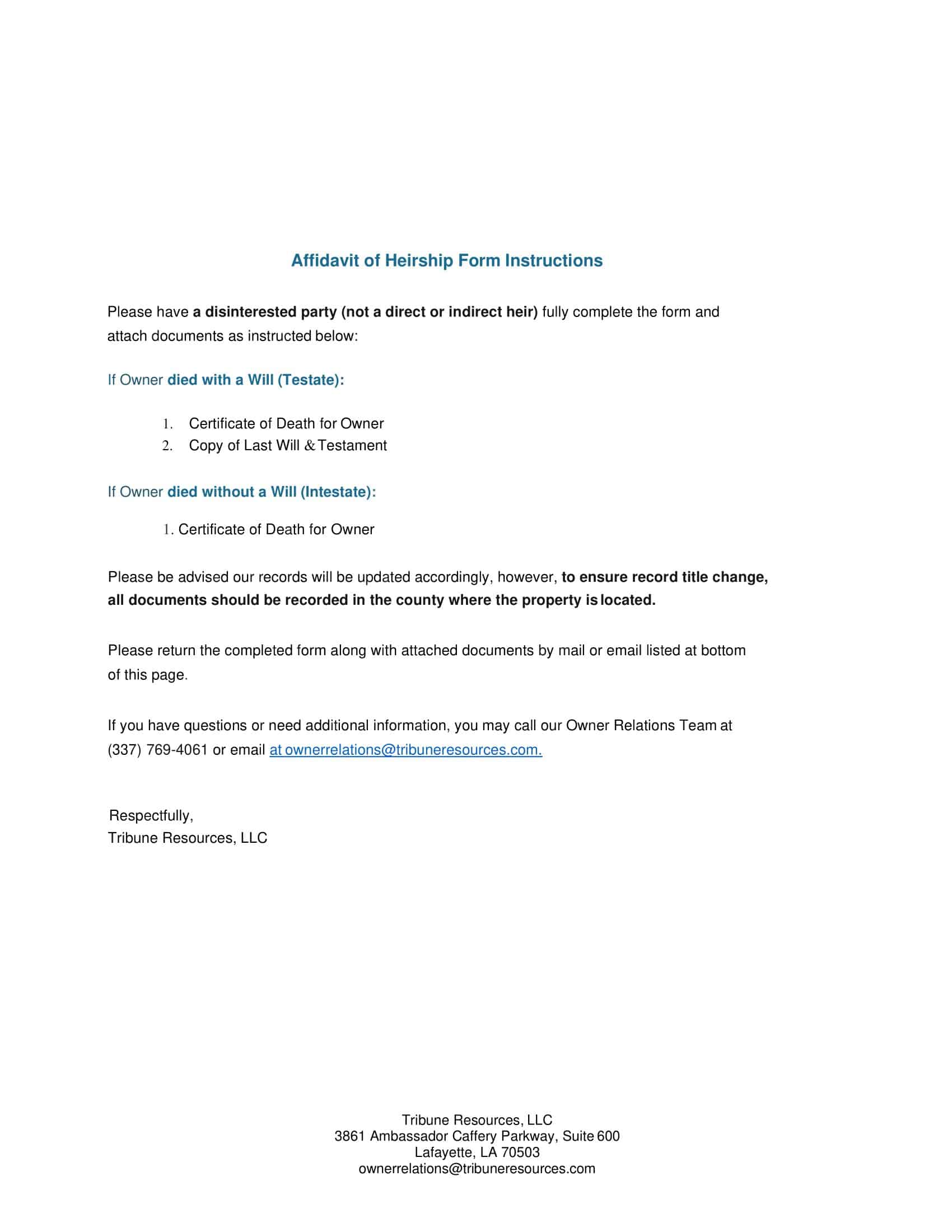 affidavit of heirship in florida affidavit of heirship in florida