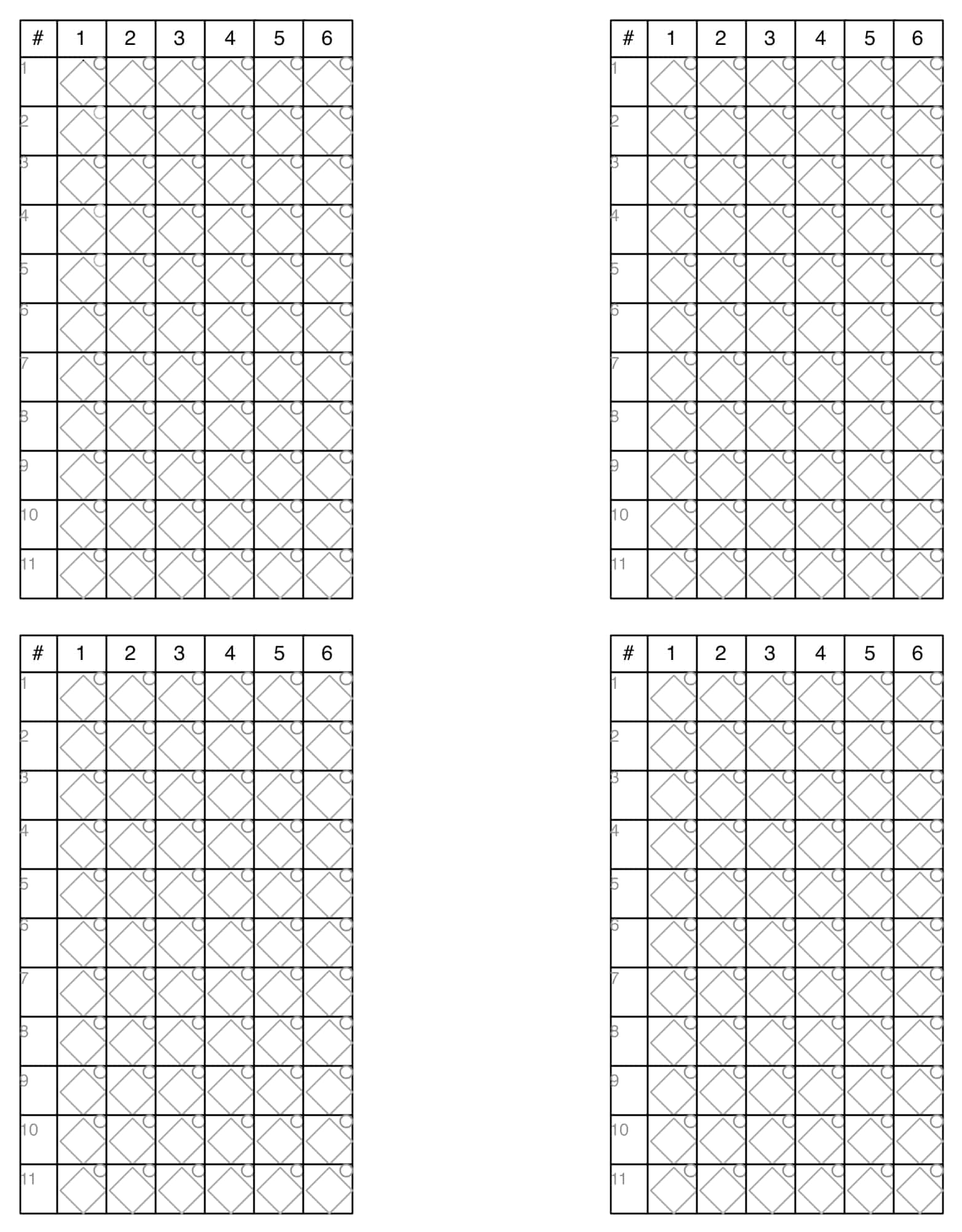 Free Printable Baseball Score Sheet / Scorecard Templates [Excel, PDF]
