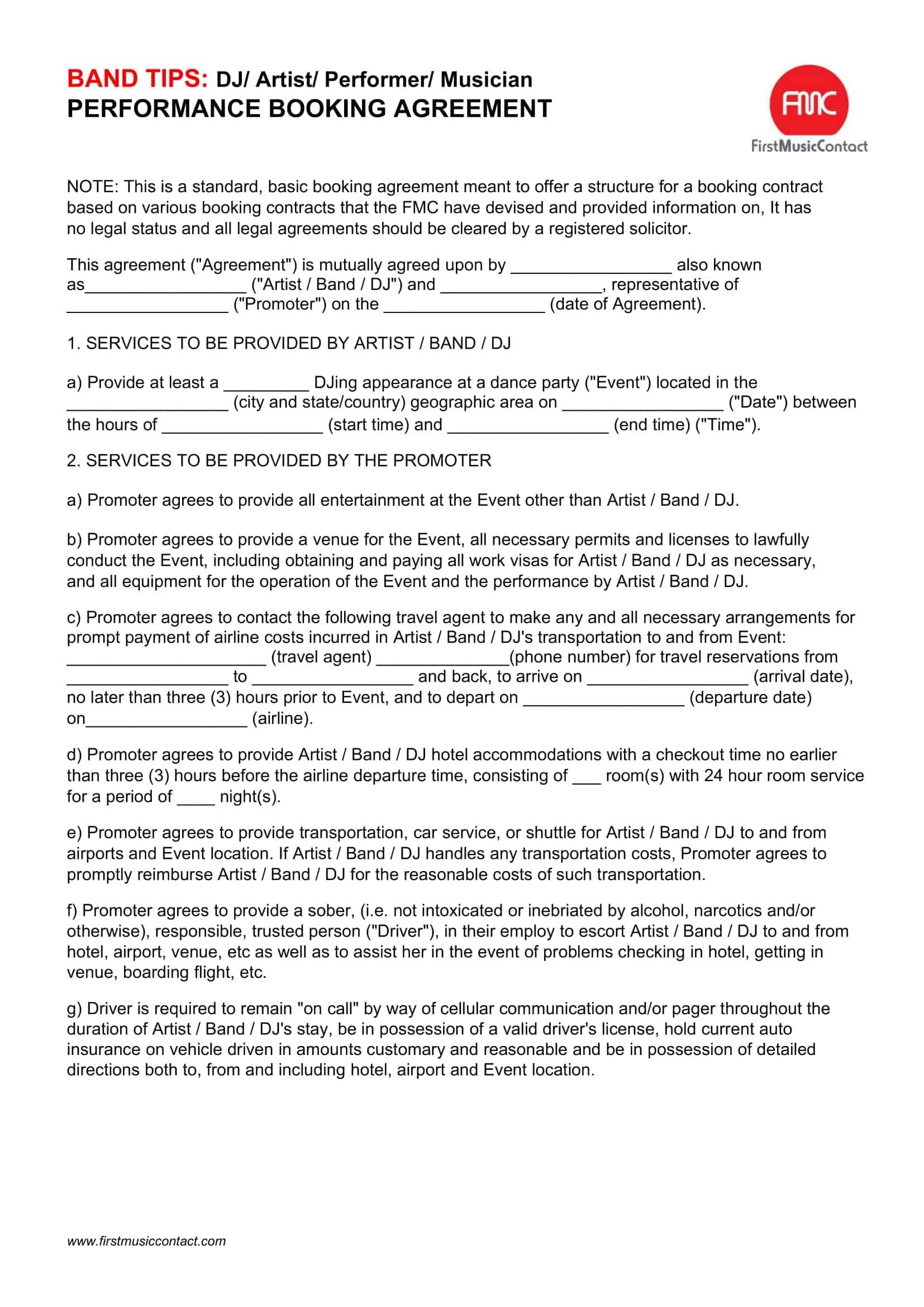 artist management contract termination letter artist management contract termination letter