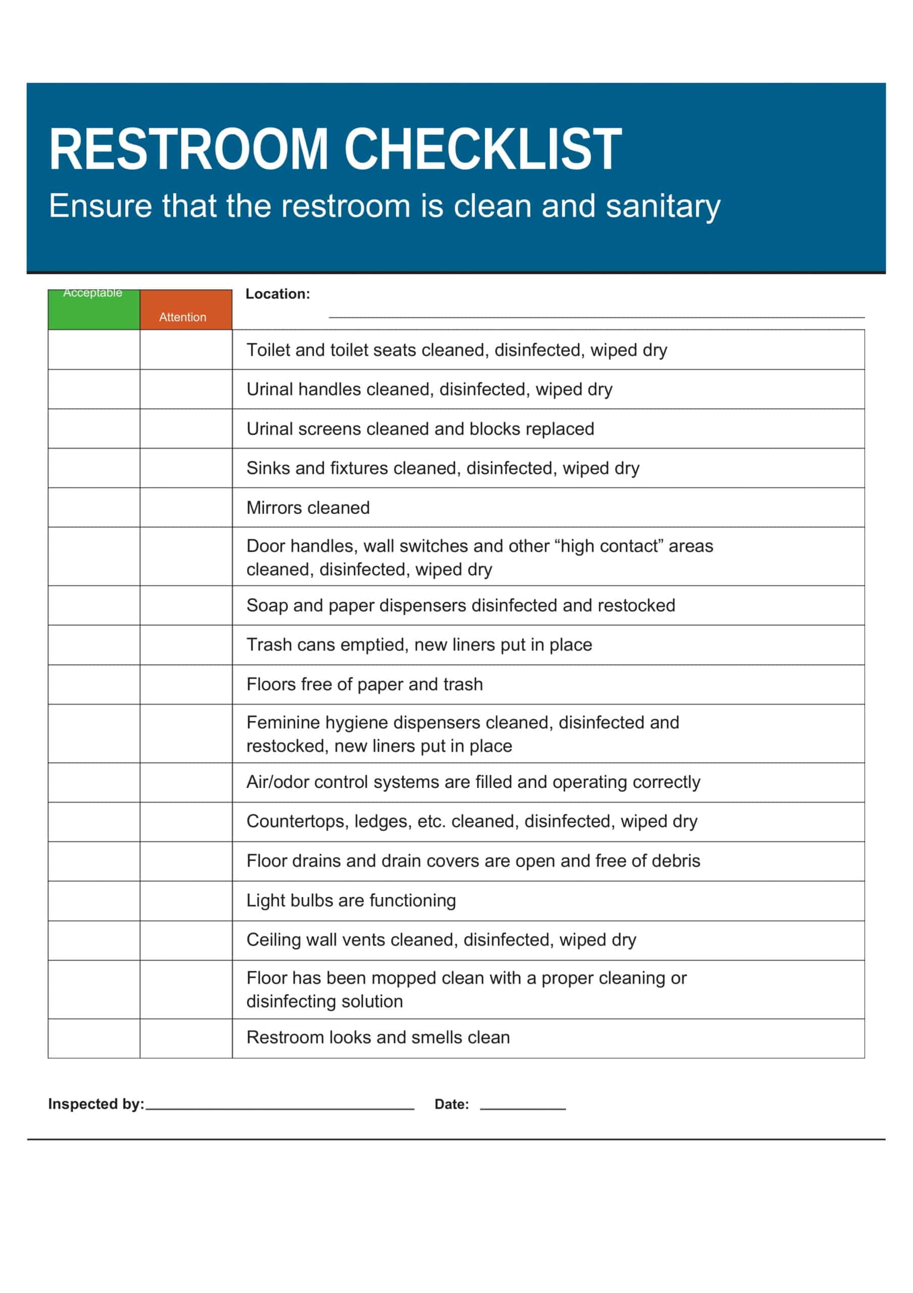 bathroom cleaning checklist bathroom cleaning checklist