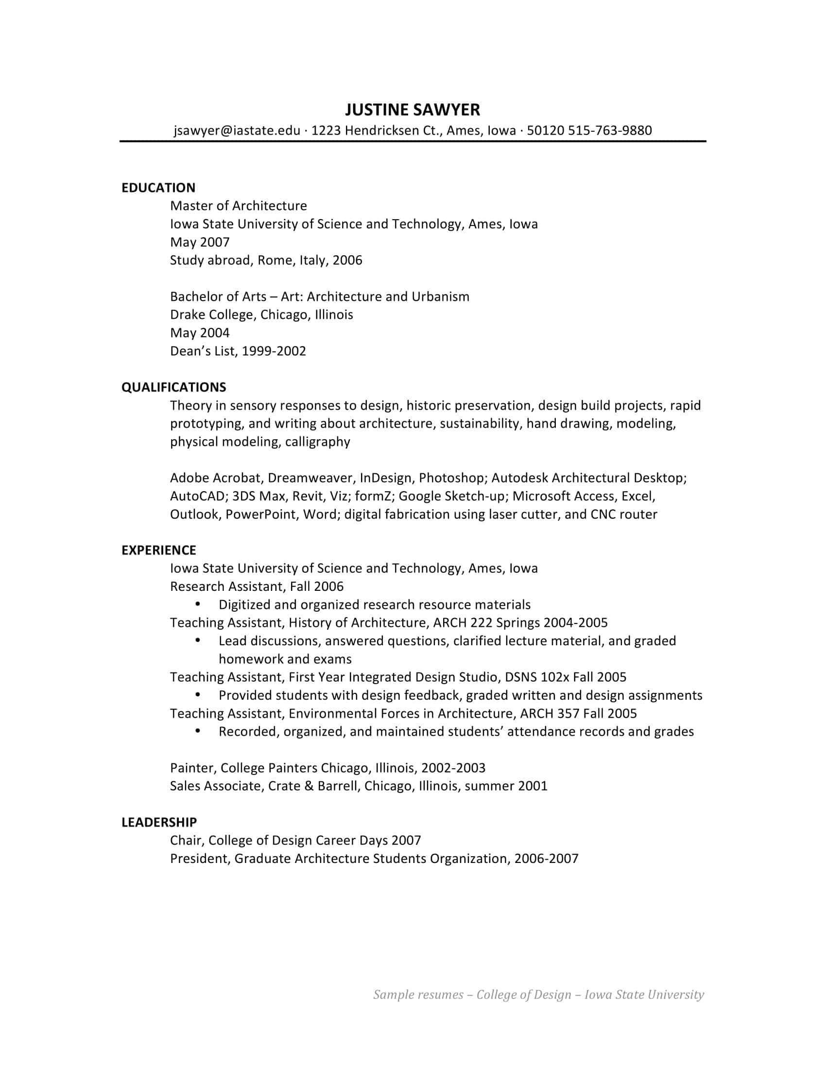 college application resume example college application resume example