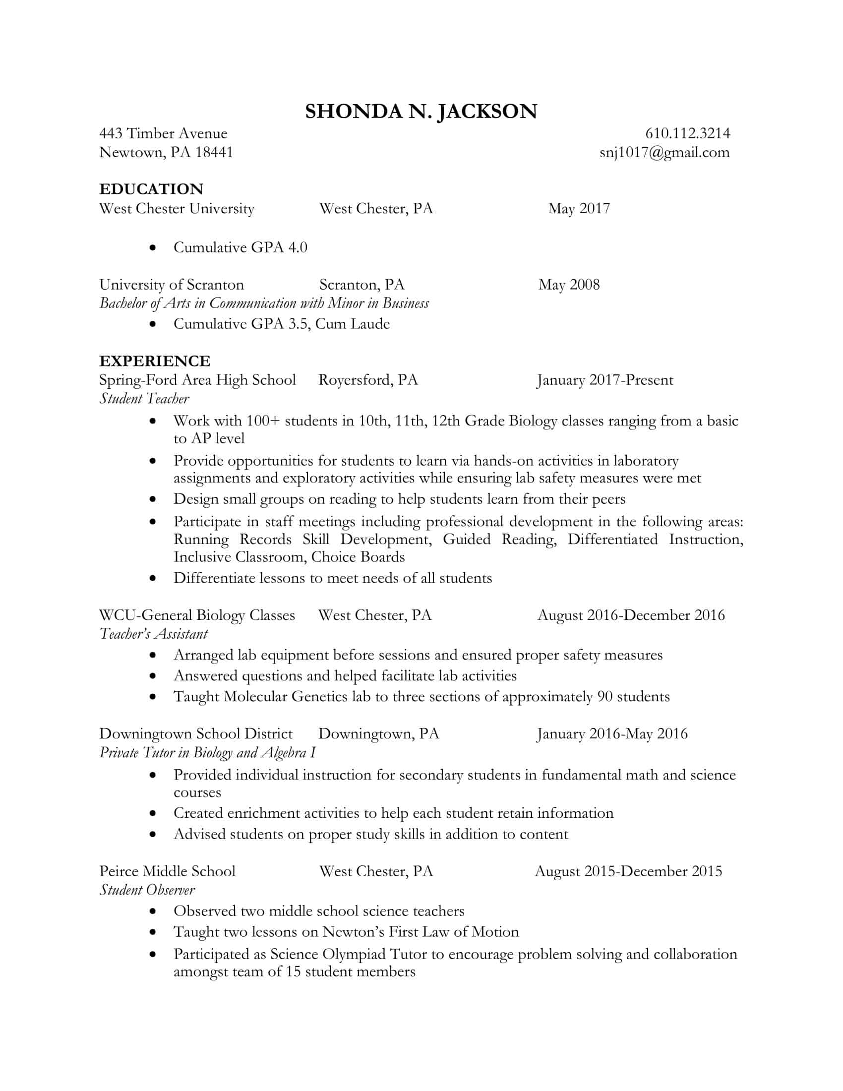 college internship resume college internship resume
