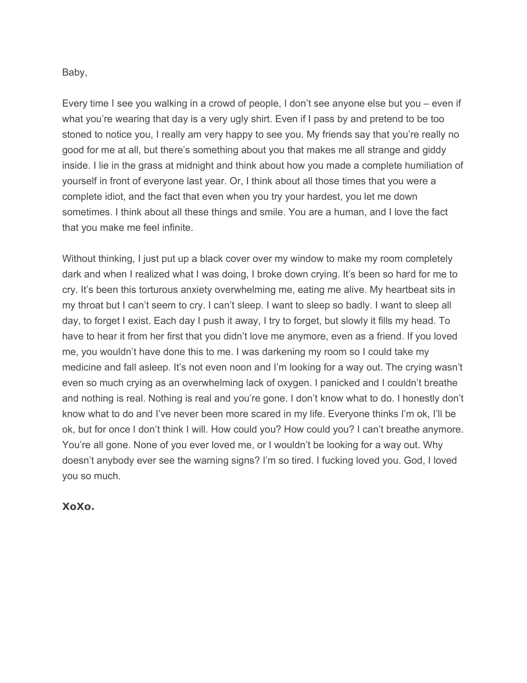 Free printable love letter templates word pdf 