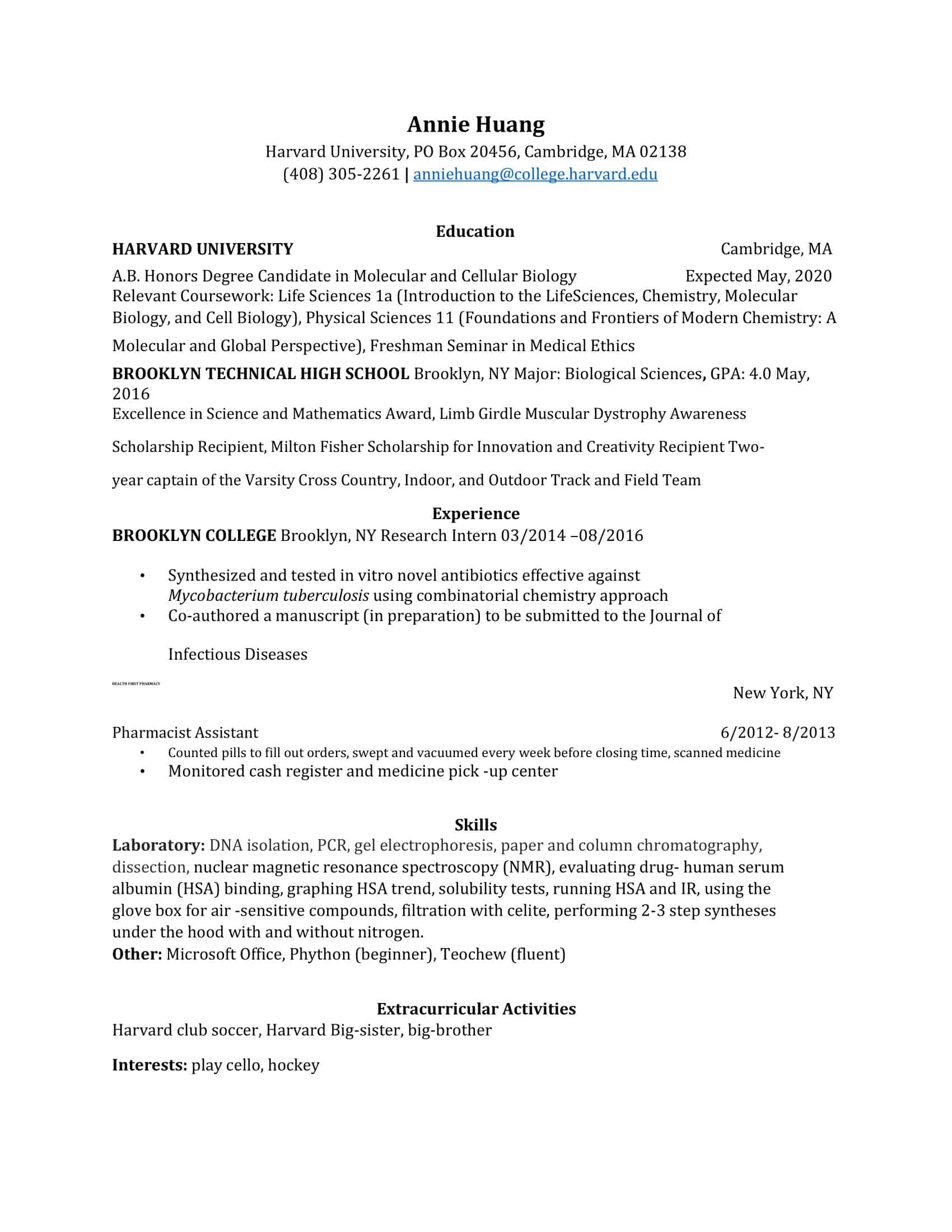 high school resume examples for college high school resume examples for college