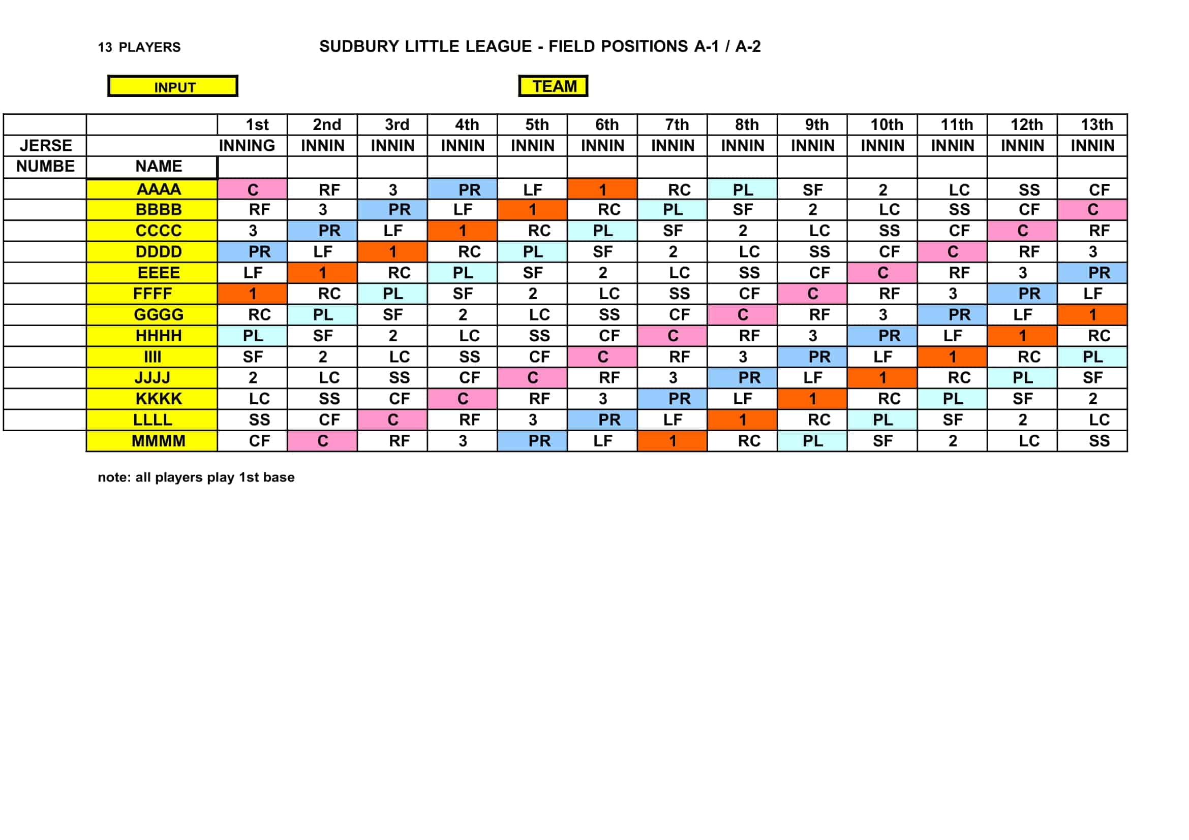 lineup board baseball lineup board baseball