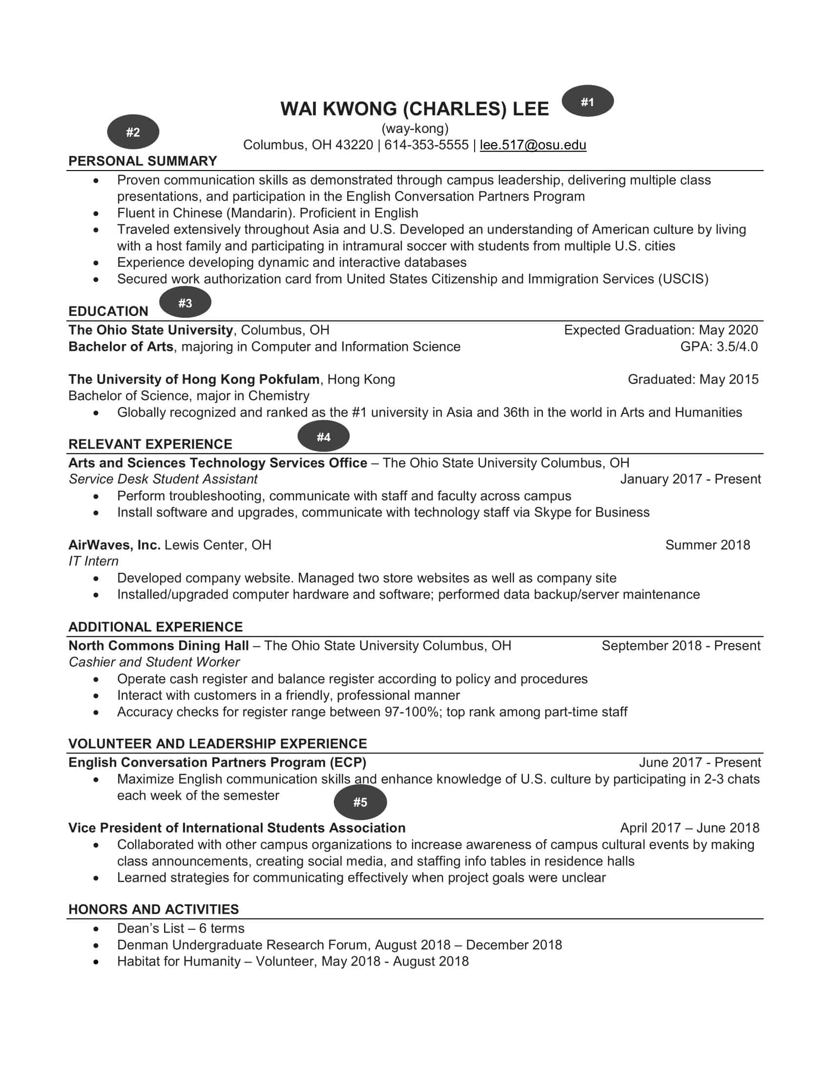 resume examples college student resume examples college student