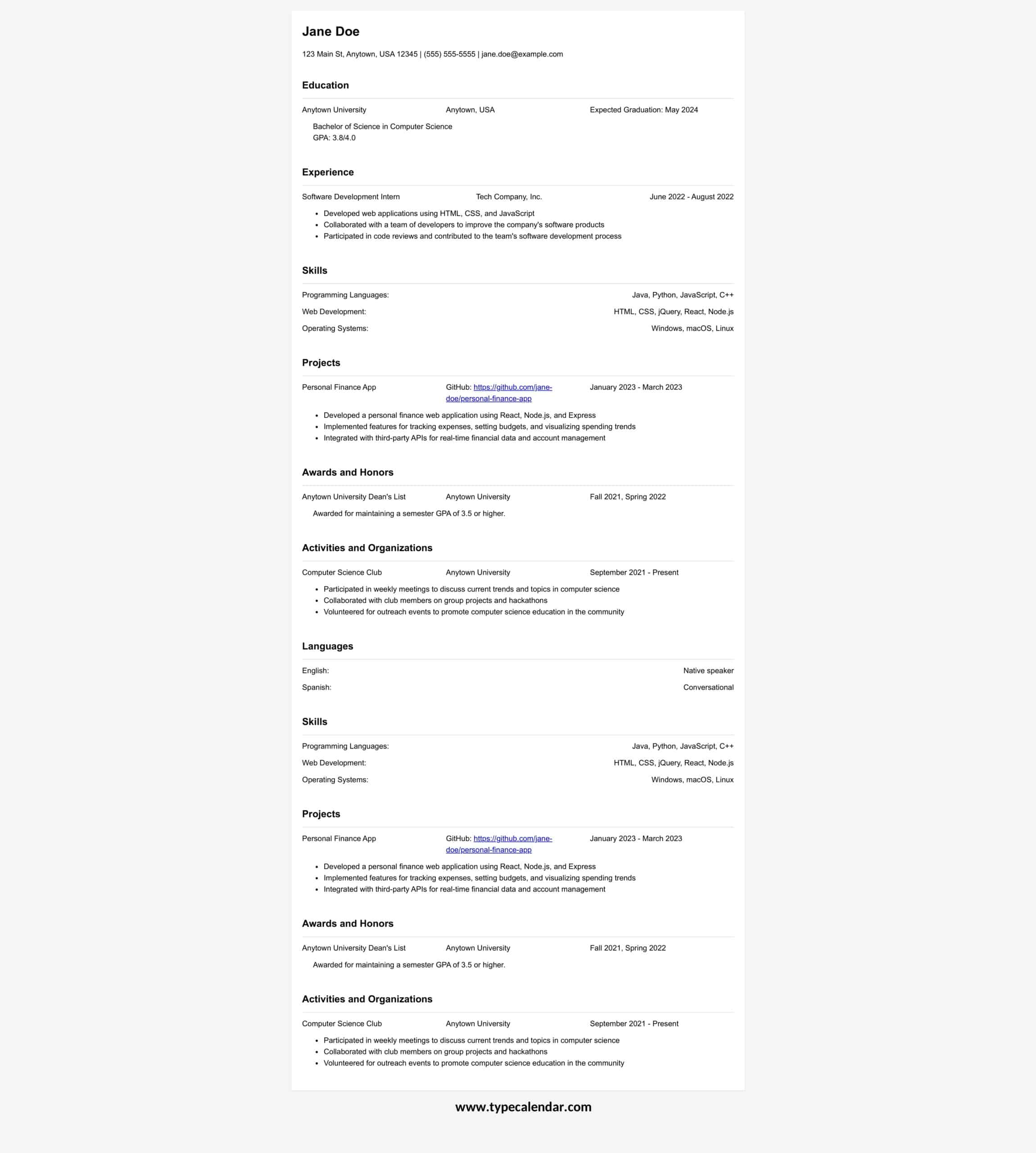 resume for college graduate resume for college graduate