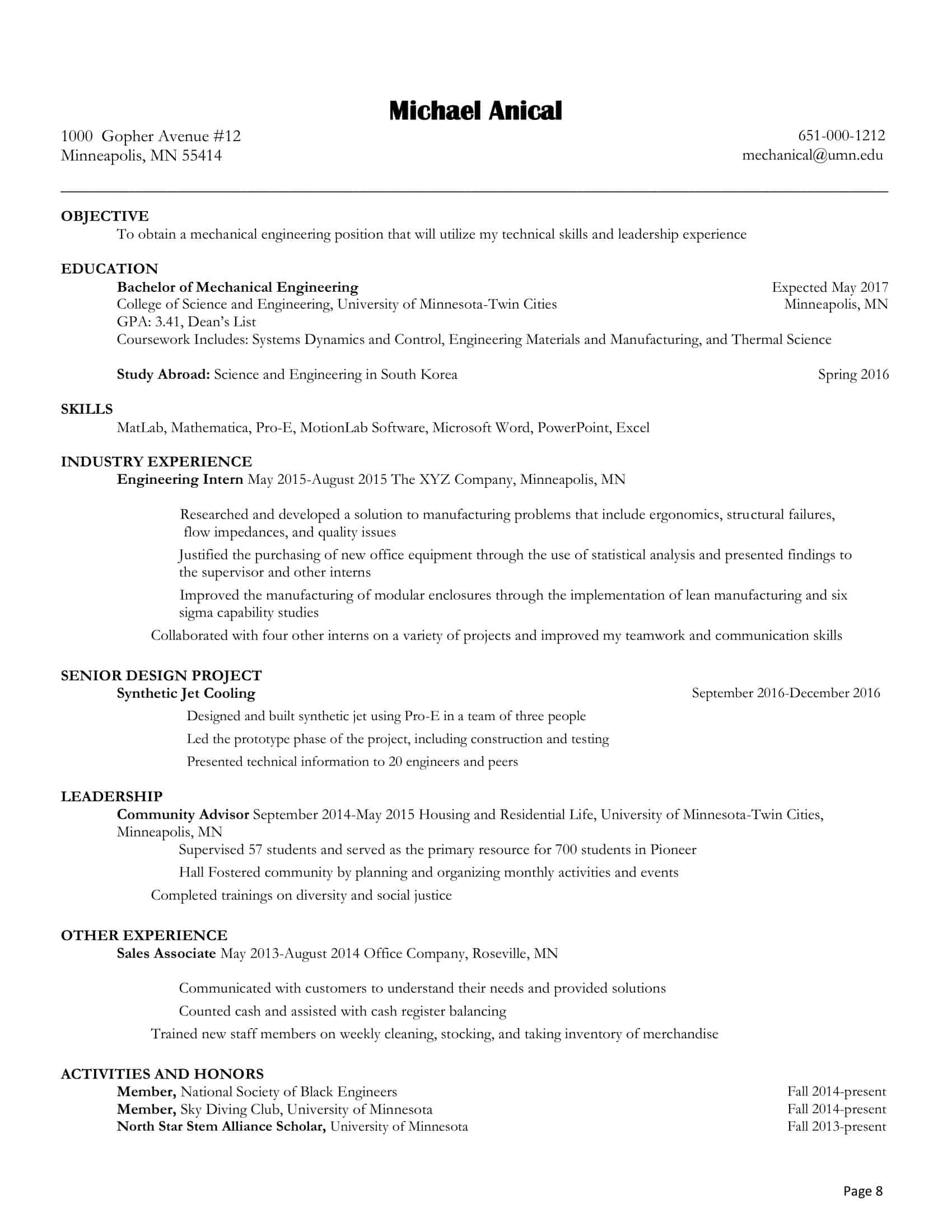 resume for recent college graduate resume for recent college graduate