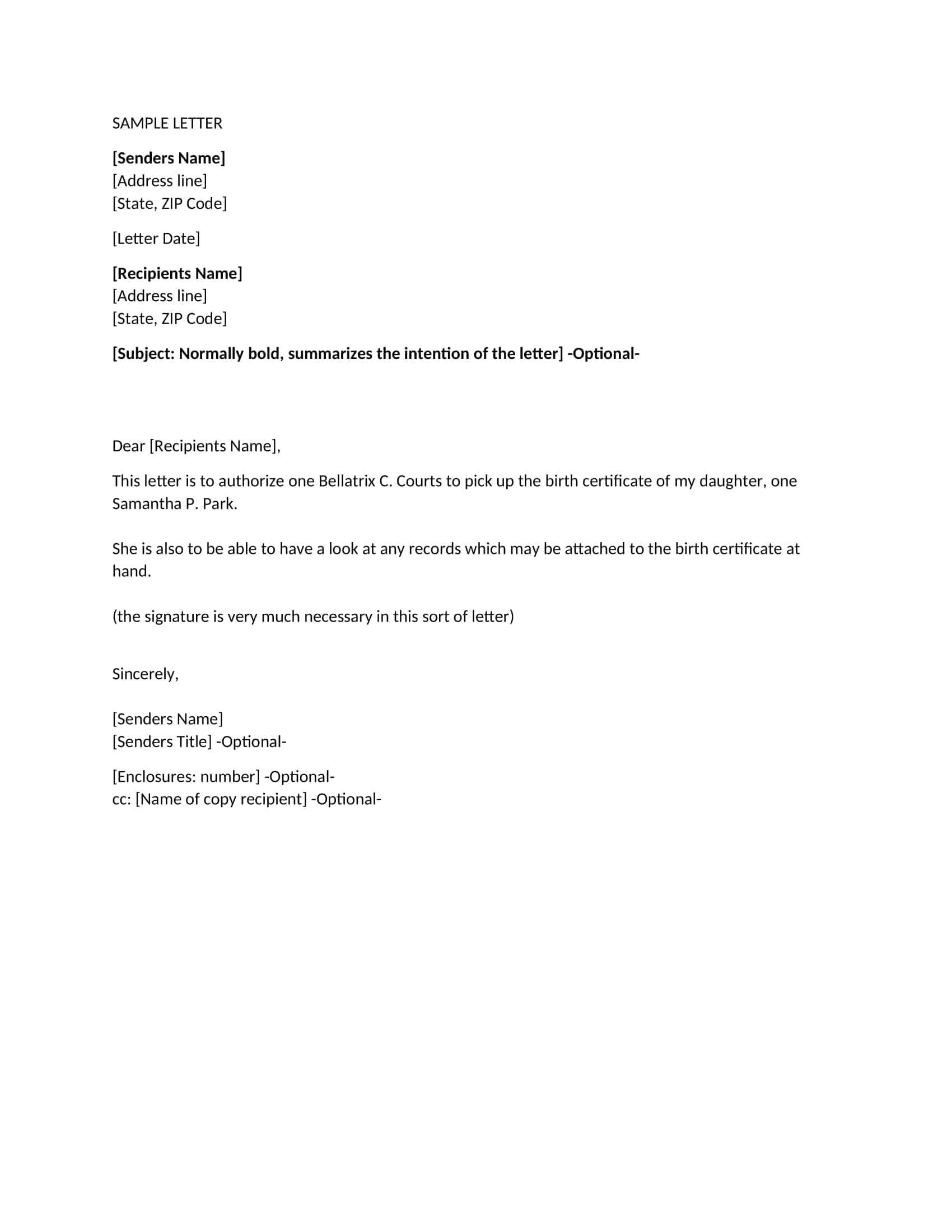 sample authorization letter giving permission sample authorization letter giving permission