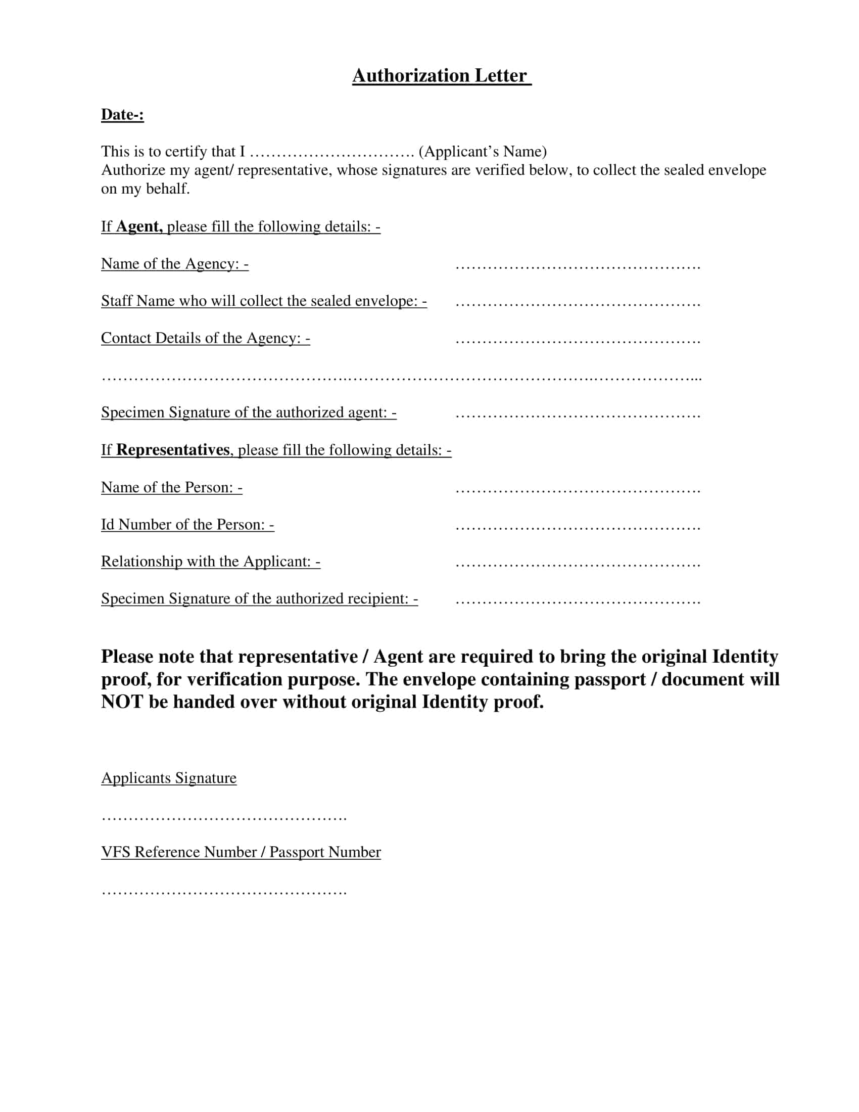 sample notarized letter of authorization sample notarized letter of authorization