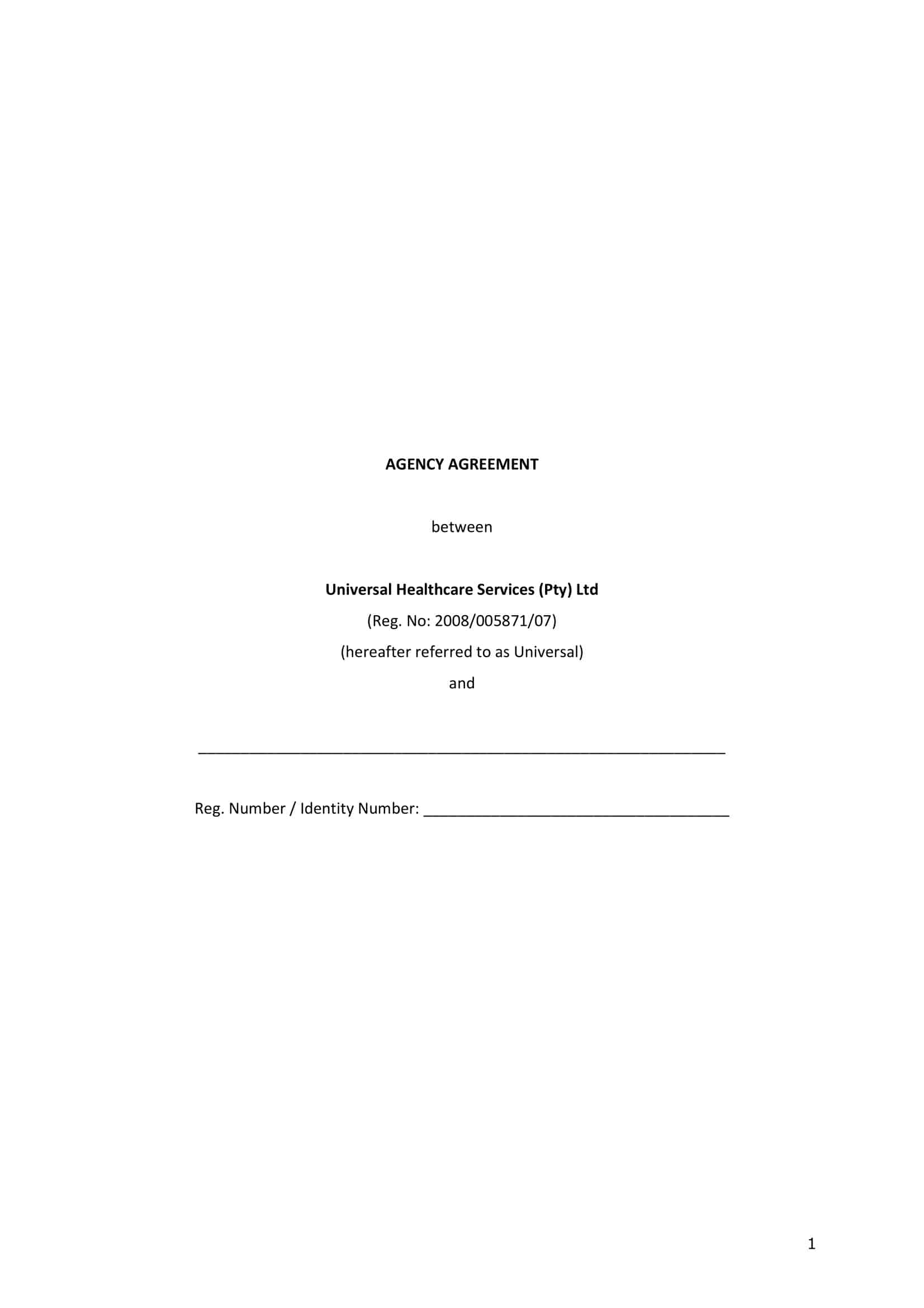 what is an agency agreement what is an agency agreement