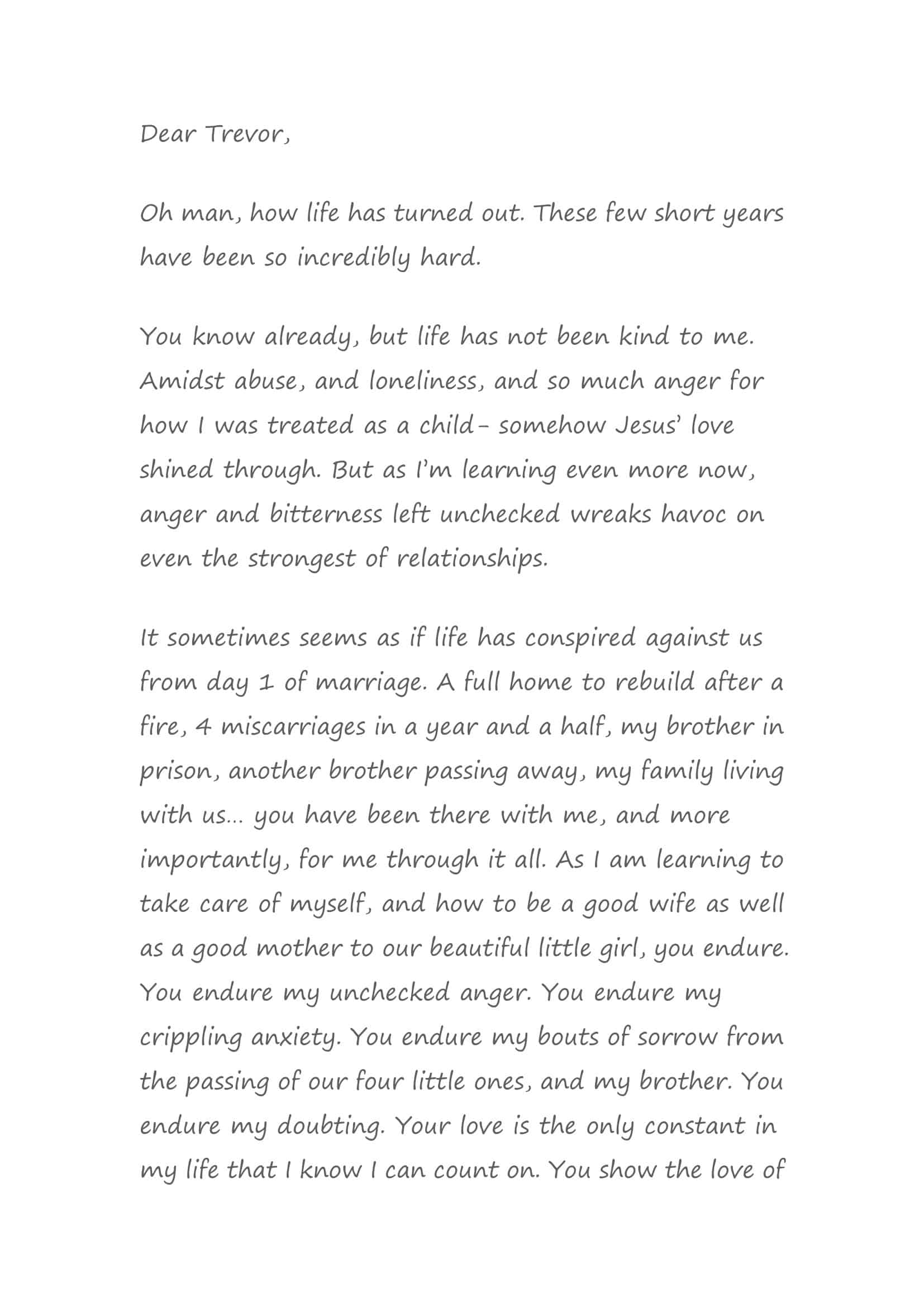 1 year anniversary letter 1 year anniversary letter